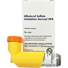 Albuterol Inhalador 100 mcg