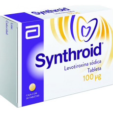 Synthroid 25/50/75/100/125/150/200 mcg comprimidos