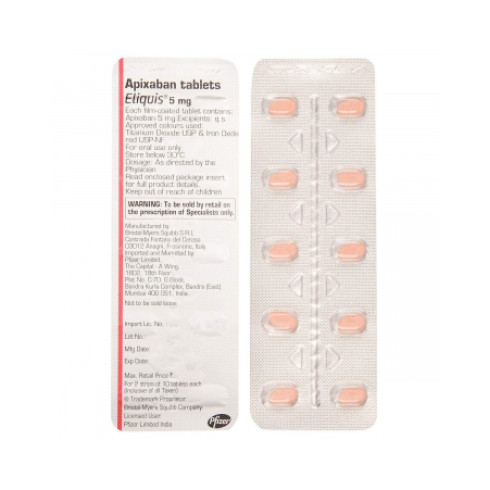 Eliquis 2.5/5 mg comprimidos