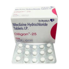Meclizine 25 mg comprimidos