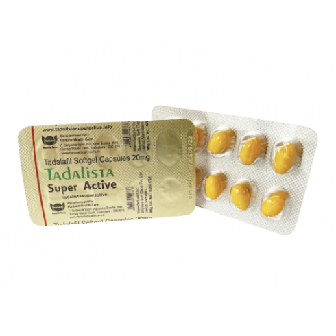 Tadalista Super Active 20 mg comprimidos
